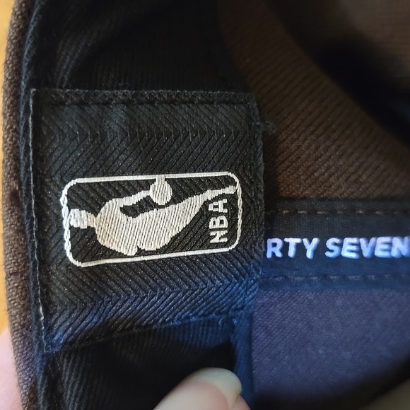 Brooklyn Nets Snapback Hat '47 Brand Captain Two Tone "Toffee" NWT  Rare - Picture 8 of 11